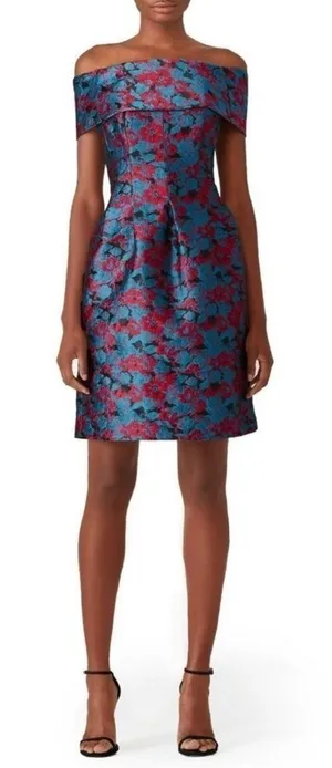 Slate & Willow Off The Shoulder‎ Floral Dress thumbnail 1