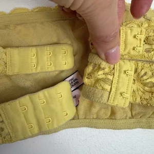 Victoria's‎ Secret S Small Bralette Bra Lace Strapless Unlined Wireless Yellow thumbnail 6