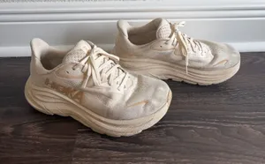 Hoka Clifton 10 Running Shoes Cream thumbnail 1
