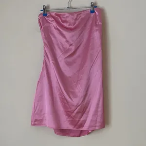 Princess Polly Shaya pink satin tie back strapless mini dress thumbnail 3