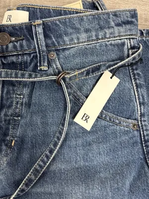 High Rise Rigid Bow Jeans thumbnail 2