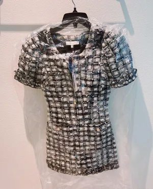 Love Shack Fancy Tweed Mini Dress thumbnail 1