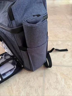 NEW Vogano 2 Person Picnic Backpack Set Insulated Cooler Blanket Travel Bag thumbnail 3