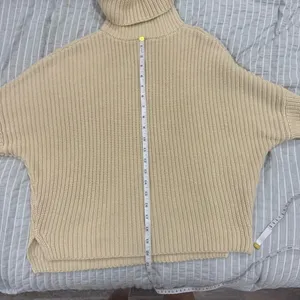 Abercrombie & Fitch Cream Turtle Neck‎ Sweater Medium thumbnail 6