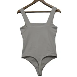 Womens Abercrombie & Fitch Soft A&F White Sleeveless Tank Bodysuit Size Medium M thumbnail 2