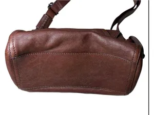 🤎 VINTAGE Y2K GRAIL Francesco Biasia Italian Leather Baguette Bag thumbnail 8