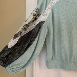 NEW‎ Free people Women's Light Blue Top thumbnail 6