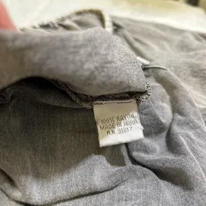 Solitaire Charcoal Acid Washed  Embroidered Blouse thumbnail 4