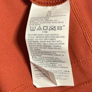 Old Navy Sienna Birch Powersoft Orange Sleeveless Athletic Mini A-Line Dress XL thumbnail 5