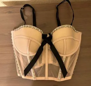 Victoria’s Secret Sparkle Corset Top thumbnail 1