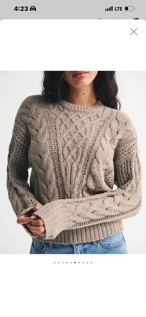 Abercrombie Sweater Knit Cable XS thumbnail 2