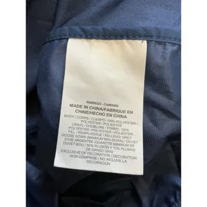 Nike Aeroloft Running Vest Womens Medium Navy Blue Quilted Down Puffer 800497 thumbnail 7