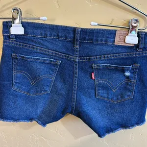 Levi's Distressed Denim Shorts thumbnail 2