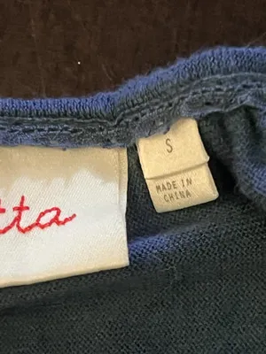 Deletta Anthropologie Tank Top Womens Small Blue Ruched Scoop Neck Jersey thumbnail 8