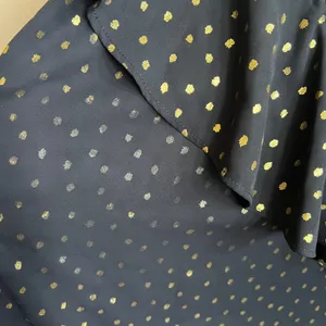 Zara Navy Gold Polka Dot Ruffle Tank Top Y2K Coquette‎ Glam Academia XS thumbnail 5