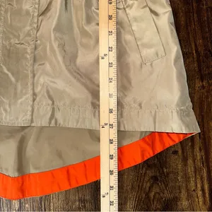 Luii by Anthropologie Jacket Womens Tan Small High Neck Parka Raincoat thumbnail 6