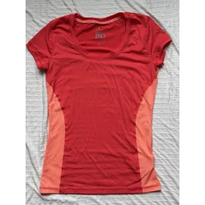 Crivit PRO Women’s Running T-Shirt S Red/Orange Colorblock Breathable Slim Fit thumbnail 3