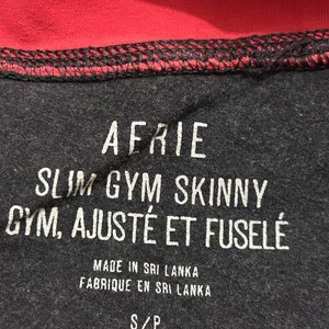 Aerie Slim Gym Skinnie gray pink fold over leggings workout yoga woman’s small thumbnail 4