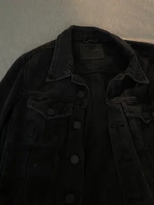 BLANK NYC Black Denim Jacket thumbnail 2
