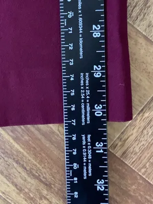 Chico's So Slimming Women's Size 2 Pants Burgundy Wine Pull On Stretch thumbnail 13
