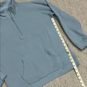 Marc New York Light Blue Half-Zip Pullover Sweater thumbnail 4