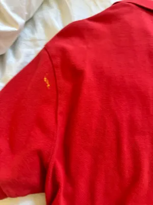 Ralph Lauren ruffled  collared polo crop thumbnail 5