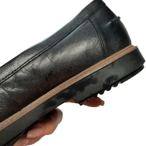 Clarks Women’s Raisie Eletta Loafer Black Leather Tweed 10 Soft Cushion thumbnail 6