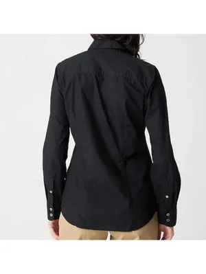 J Crew Button-up cotton poplin shirt in signature fit thumbnail 5