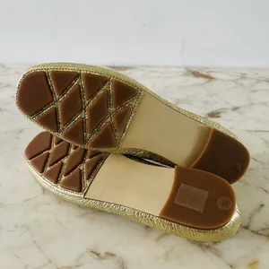 TORY BURCH Laila Metallic Gold Leather Driver Ballerina Flats Bow Accent - US 7 thumbnail 9