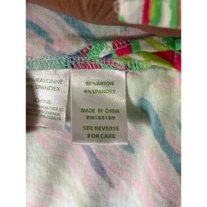 Lilly Pulitzer Island Time Lindley Caftan Shift Dress Small Tropical‎ Resort thumbnail 6