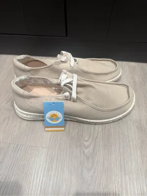 Women’s moccasin Neutral Lace Shoes - Beige size 10 new tags casual beach cute thumbnail 3