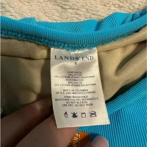 Lands’ End Swimsuit Skirt Size 6 NWT Bottoms thumbnail 3