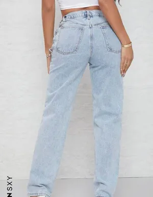 SheIn Waist Chain Jeans thumbnail 2