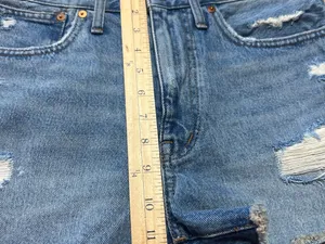 Madewell Relaxed Distressed Denim Shorts Size 27 thumbnail 12