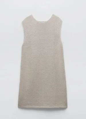 ZARA NWT  KNIT DRESS WITH METALLIC THREAD thumbnail 7