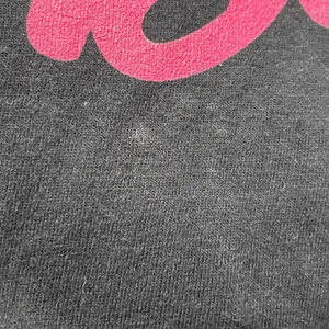 Mattel Barbie Cropped Crew Neck T-shirt Black With Barbie in Pink Writing Small thumbnail 9