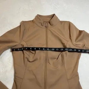 NEW Girlfriend Collective Parker Seam Jacket Size M Full Zip Stretch Gym Fitted thumbnail 9