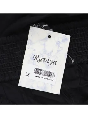 NWT Raviya Womens Front-Slit Cover Up Pants 75367 Black XL thumbnail 8