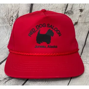 Vintage Red Dog Saloon Snapback Trucker Hat thumbnail 2