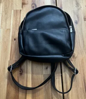 Wild Fable Black Mini Backpack Purse Faux Leather Silver Hardware thumbnail 1