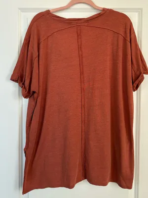 Free People We the Free Oversized Short Sleeve Luna Tee Size Small thumbnail 6