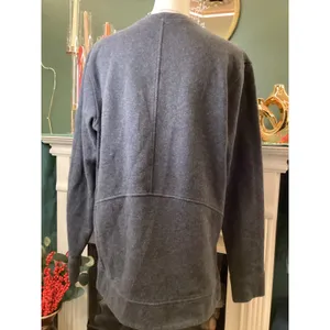 Lululemon Side‎ Zip Sweatshirt Womens 10 Grey Excellent Crewneck Activewear thumbnail 3