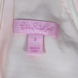 Lilly Pulitzer Pearl Shift Dress Paradise Tint Pink Gold Embroidery 28998 2 thumbnail 5