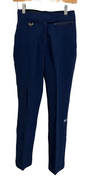 Fera Skiwear vintage women's navy blue straight pants‎ size 8R thumbnail 1