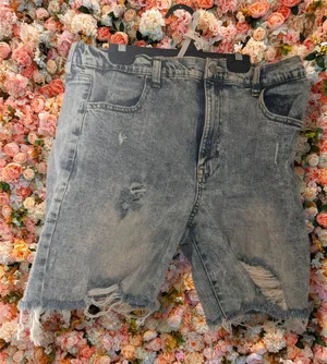 Celebrity, Pink Distressed Shorts thumbnail 1