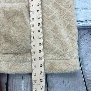 No Boundaries Faux Fur Pullover Sweatshirt Long Sleeve 1/2 zipper XXL thumbnail 13