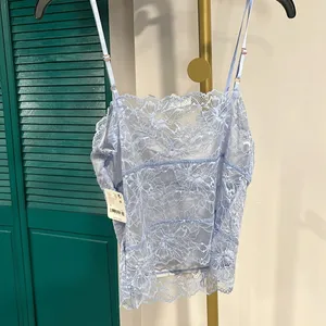 FREE PEOPLE NWT Lacey Essential Cami / Kentucky Blue - M thumbnail 6