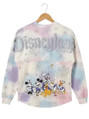 Mickey & Friends 100 yr Anniversary Pastel tie dye Disneyland spirit jersey XS thumbnail 2