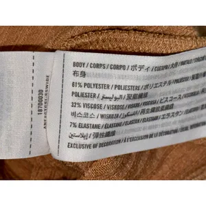 Abercrombie & Fitch Brown Tan Ribbed Knit Sleeveless Tank Mini Dress Womens Sz M thumbnail 4