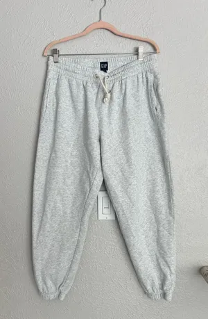 Gap soft classic jogger heather gray  sweatpants L thumbnail 2